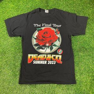 Grateful Dead Tribute Band Dead & Co 2023 final tour black cotton t-shirt (S)
